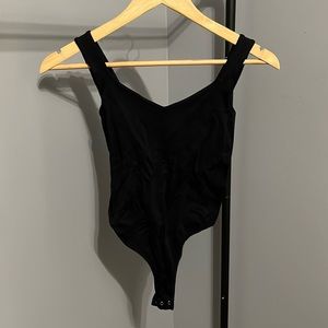 Slight V Neck Bodysuit NWOT